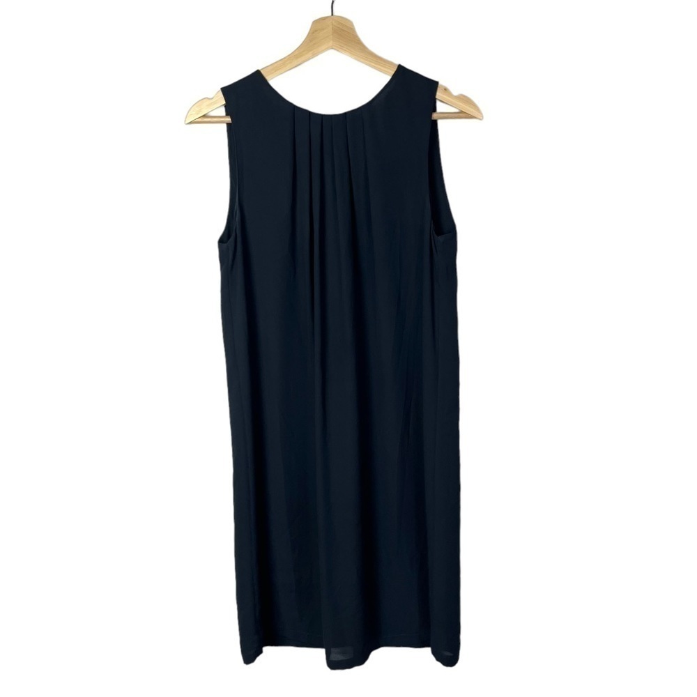 H&M Navy Blue‎ Crepe A-Line Mini Dress 4